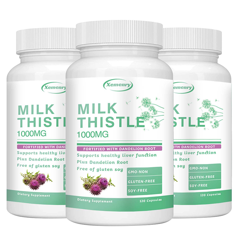 كبسولات شوك الحليب 1000 ملغ -  - مراجعة Milk Thistle Silymarin وسعره