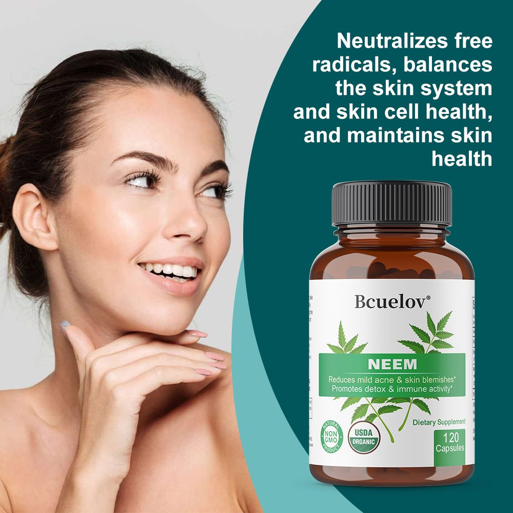كبسولات أوراق النيم العضوية، م - مراجعة Herbal Wellness Supplement وسعره