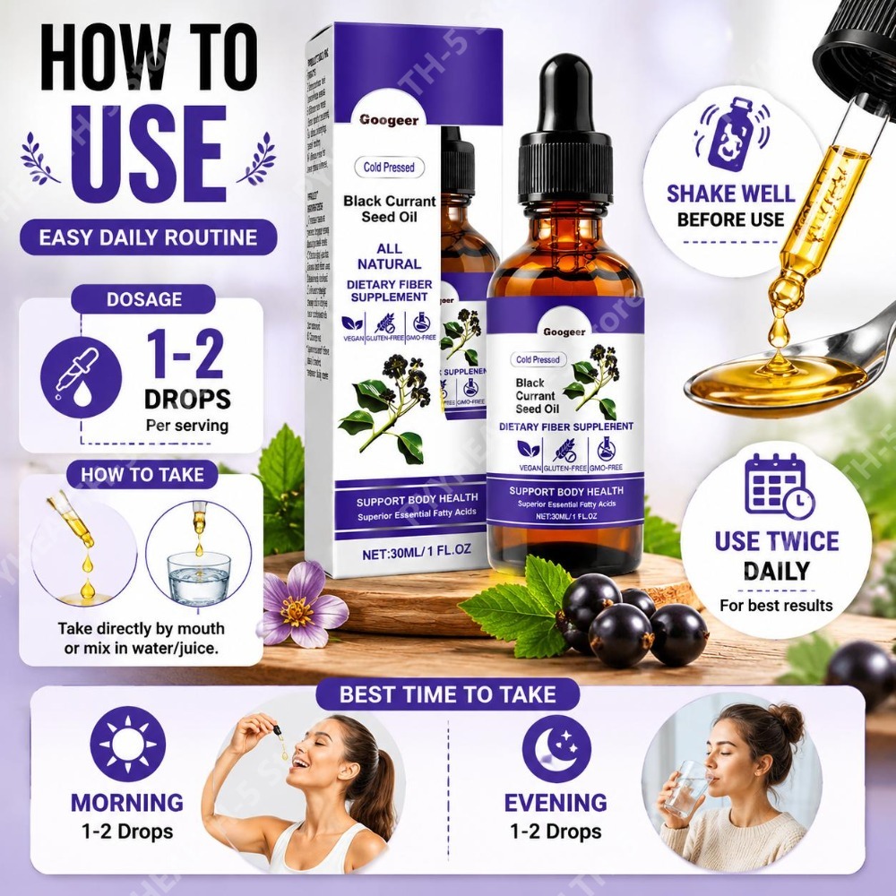 قطرات زيت بذور الكشمش الأسود 3 - مراجعة Wellness Herbal Medicine وسعره