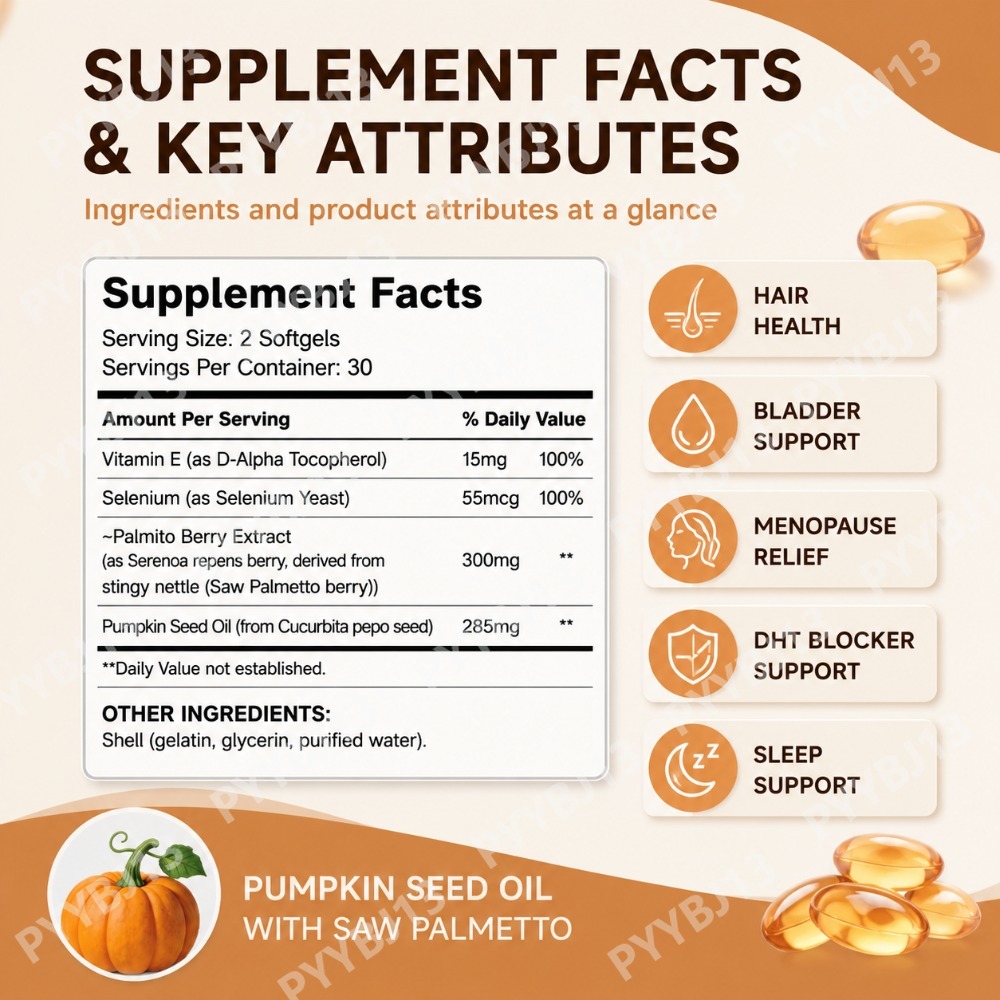 كبسولات زيت بذور اليقطين من جو - مراجعة Herbal Wellness Supplement وسعره