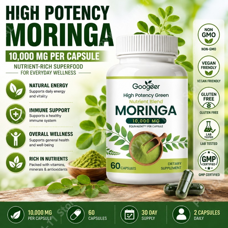 مكمل المورينجا الممتاز مع مستخ - مراجعة Herbal Wellness Formula وسعره