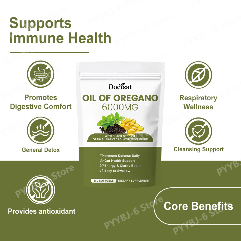 كبسولات زيت الأوريجانو مع بذور - مراجعة Herbal Wellness Formula وسعره