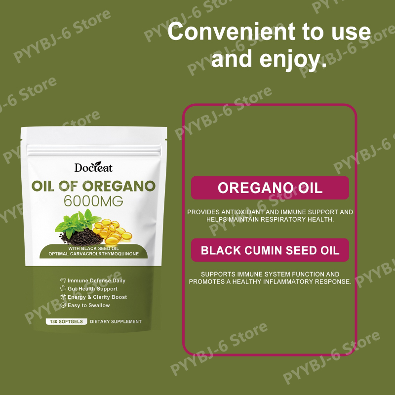 كبسولات زيت الأوريجانو مع بذور - مراجعة Herbal Wellness Formula وسعره