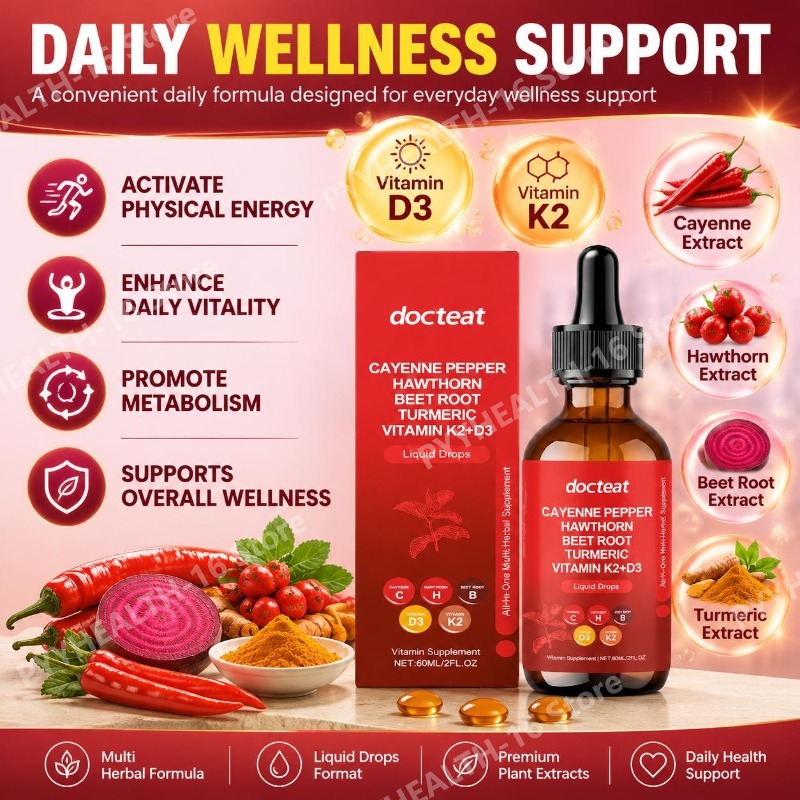 دوكتيت قطرات سائلة من فيتامين  - مراجعة Herbal Wellness Formula وسعره